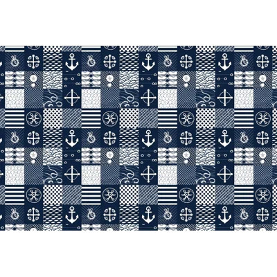 Nautical Patchwork Comforter | Wayfair North America