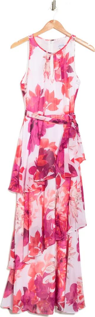 Floral Keyhole Tiered Maxi Dress | Nordstrom Rack