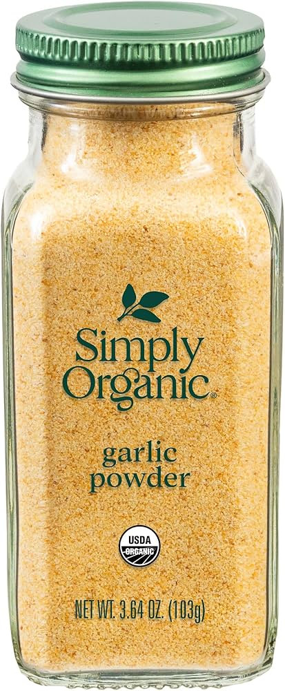 Simply Organic Garlic Powder, 3.64-Ounce Jar, Pure A-Grade Organic Garlic, Dried & Ground, Kosher... | Amazon (US)