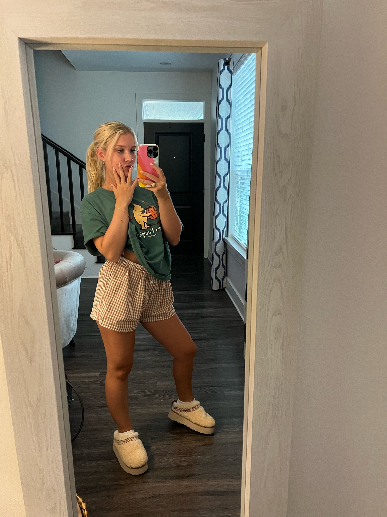 my fall go to shirt and short🍂🍁 (also these are color brown but online you’ll order the “yellow” color!) the shirt is life is good brand!

#LTKFindsUnder50 #LTKFindsUnder100 #LTKSeasonal