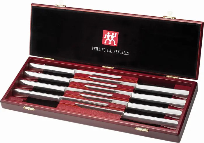 8-Piece Stainless Steel Serrated Steak Knife Set | Nordstrom