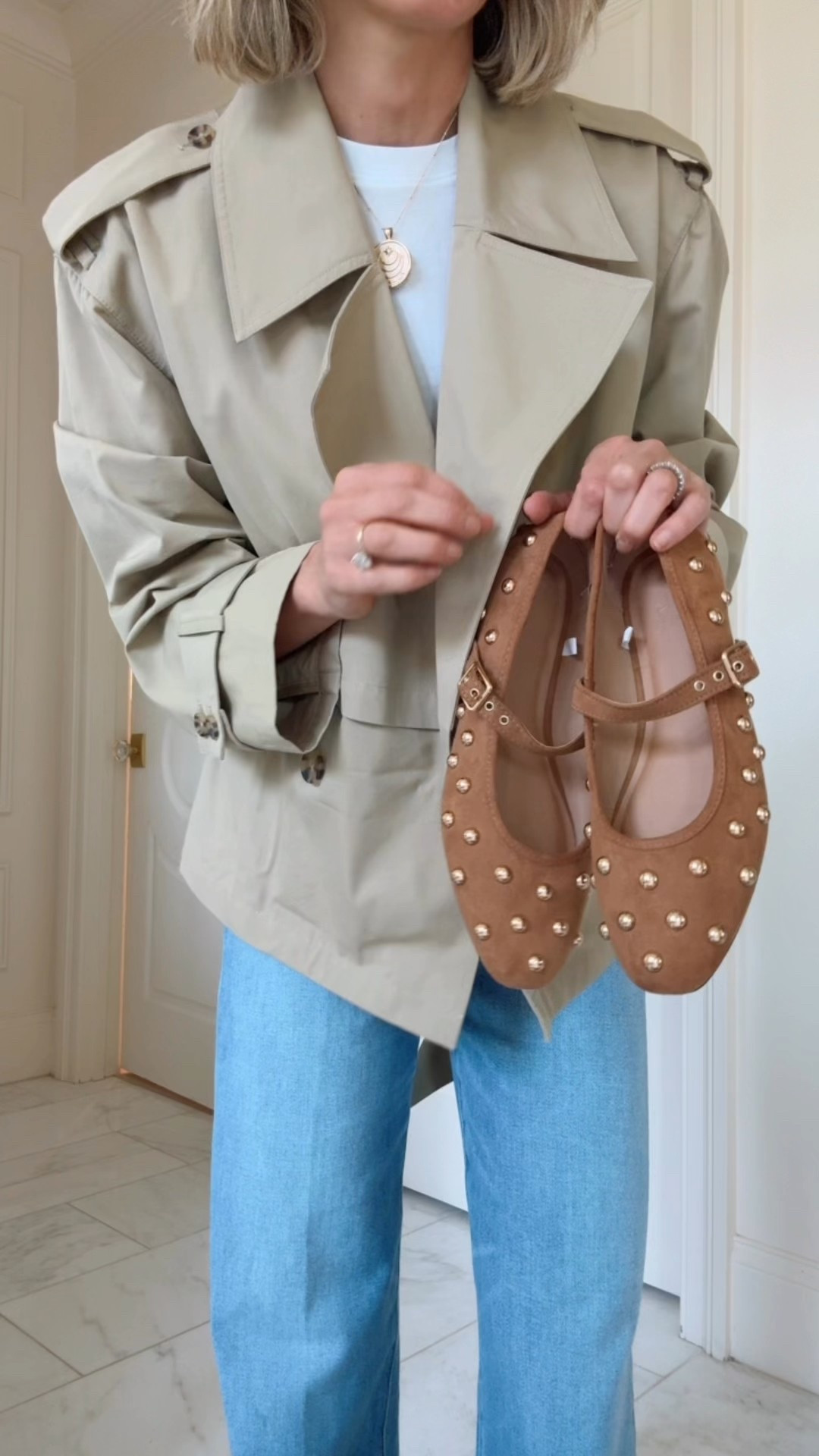Target studded flats for fall.