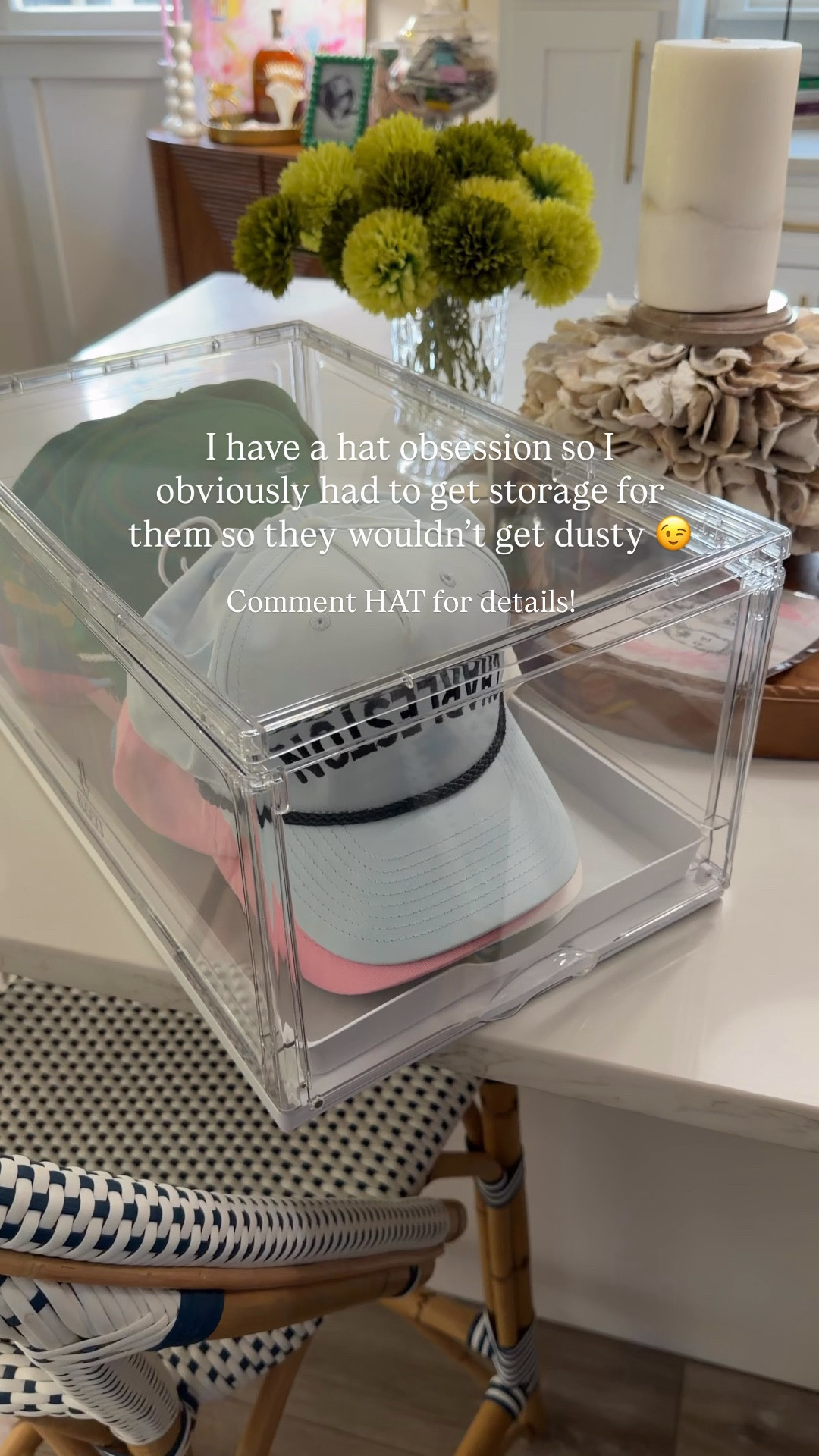 When a hat obsession requires you to get storage for them 😉 It was so easy to put together and now my hats won’t get dusty! 

Home organization, hat organizer, hat organization, home storage, closet storage 

#LTKHome