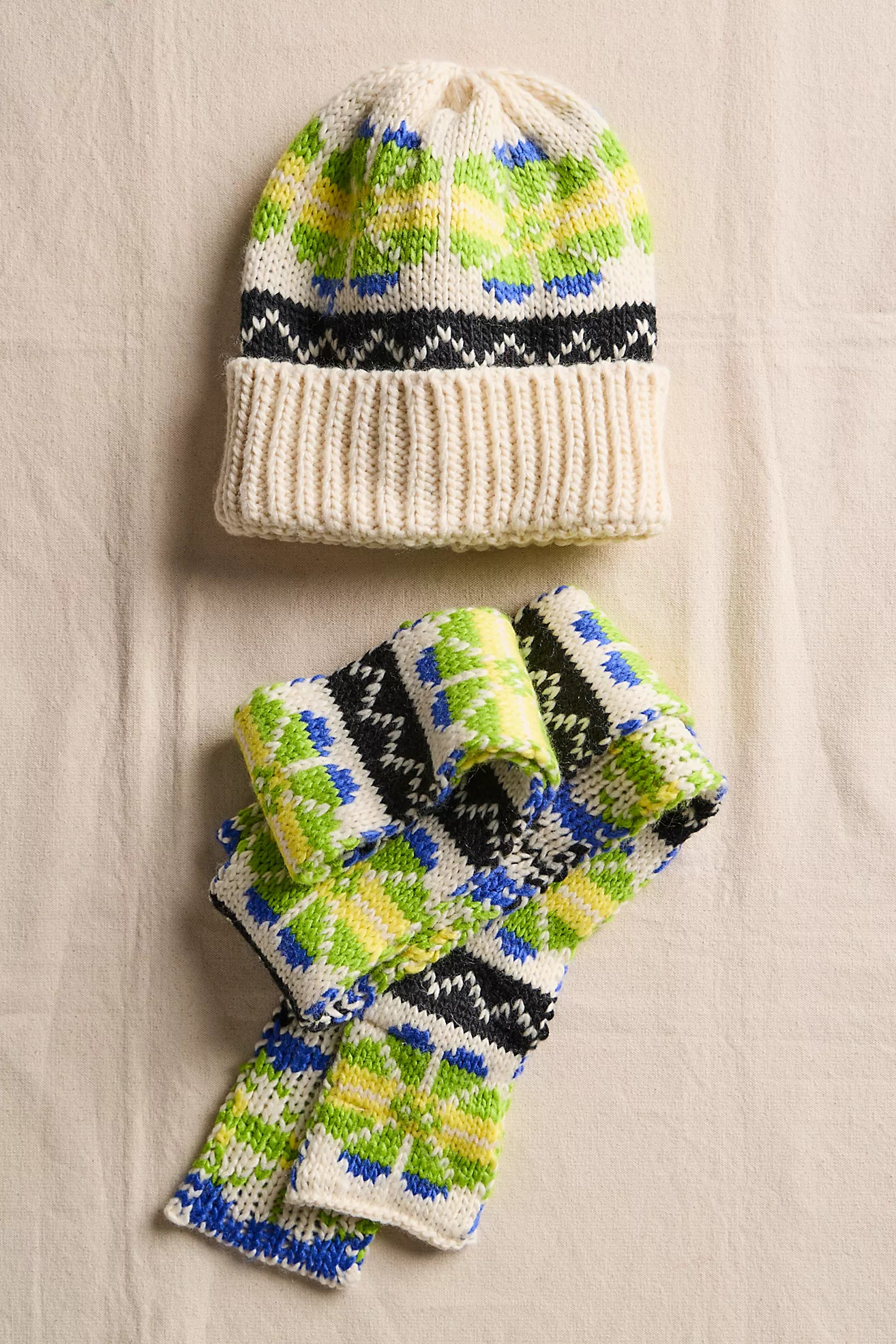 Northern Lights Beanie + Scarf | Free People (Global - UK&FR Excluded)