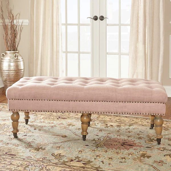 Linon Larissa 50-Inch Bench - Pink | Bed Bath & Beyond