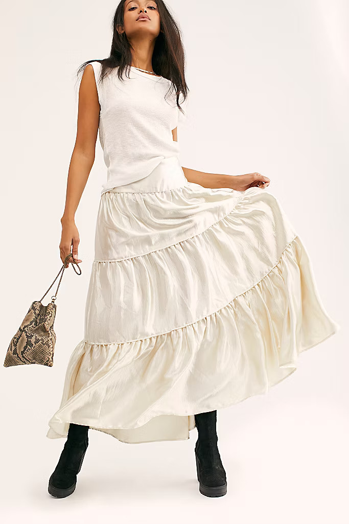 Moonbeam Tiered Skirt | Free People (Global - UK&FR Excluded)