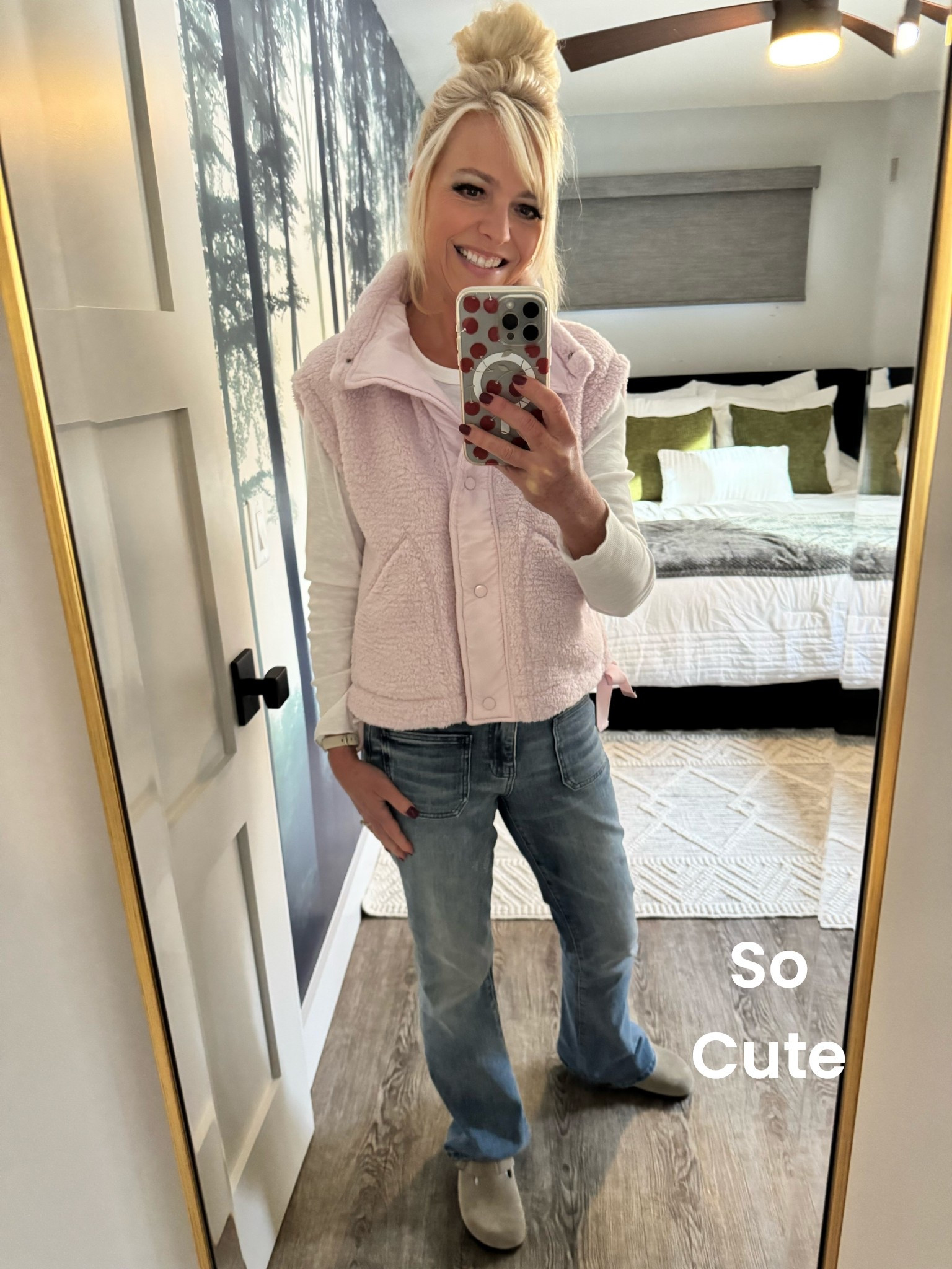 This vest is a fraction of the cost and great gift idea. Winter fashion Fall fashion 

#LTKFindsUnder50 #LTKGiftGuide #LTKCyberWeek