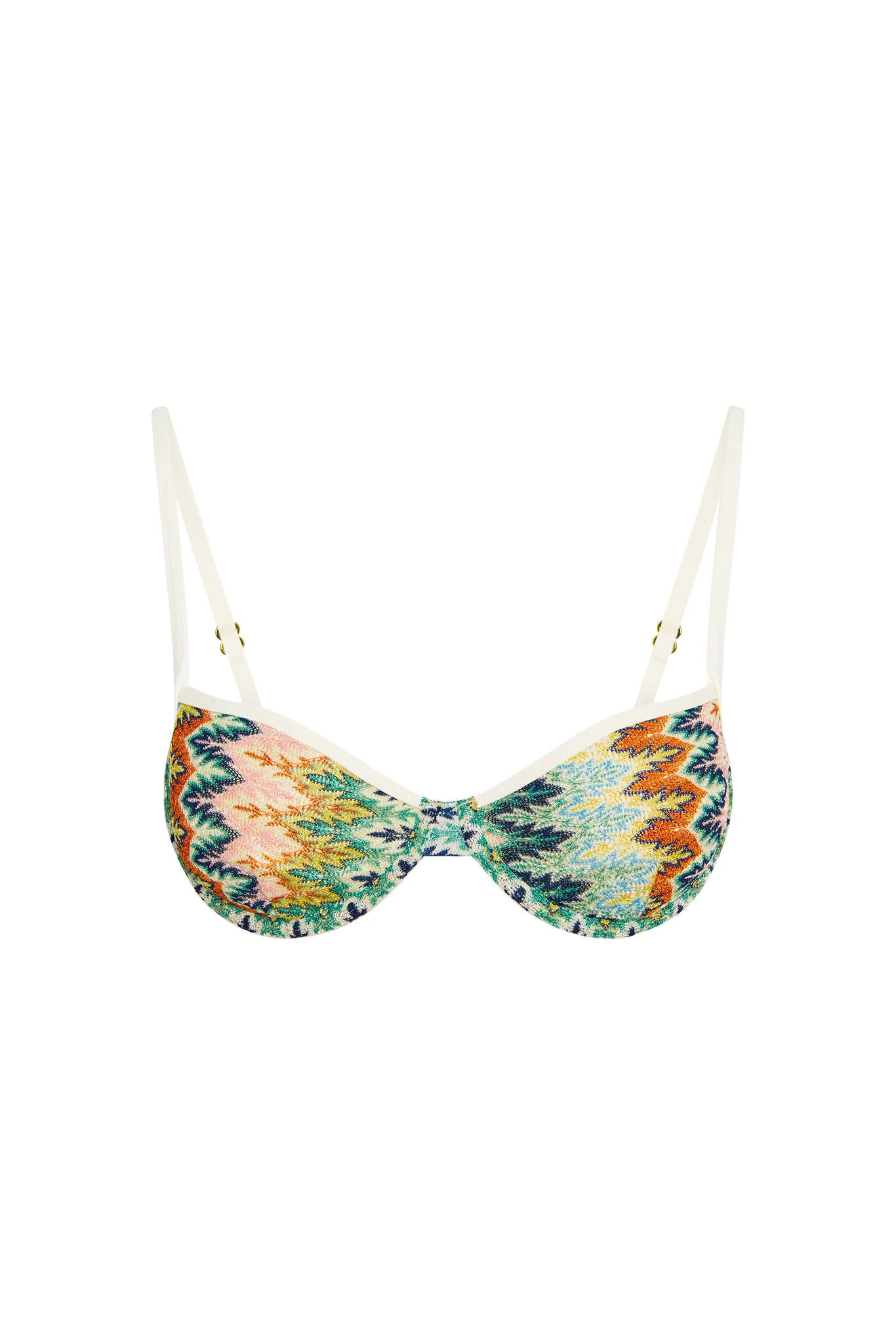 Capri Color Block Top - Porto Cervo Multi | Monday Swimwear