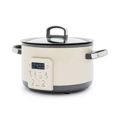 GreenPan 4qt Slow Cooker with Browning Macadamia Nut | Target