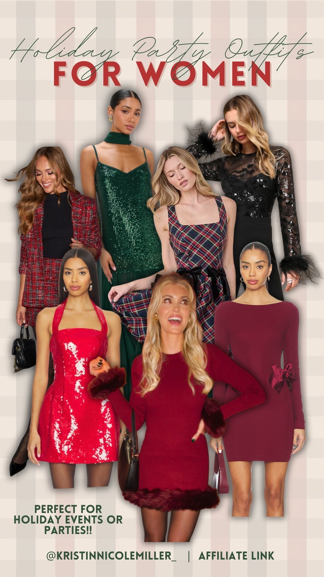 The prettiest holiday outfits for women!! Perfect for Christmas or holiday parties 🎉 

Seasonal Christmas outfit ideas red green festive sequins 

#LTKHoliday #LTKSeasonal #LTKCyberWeek