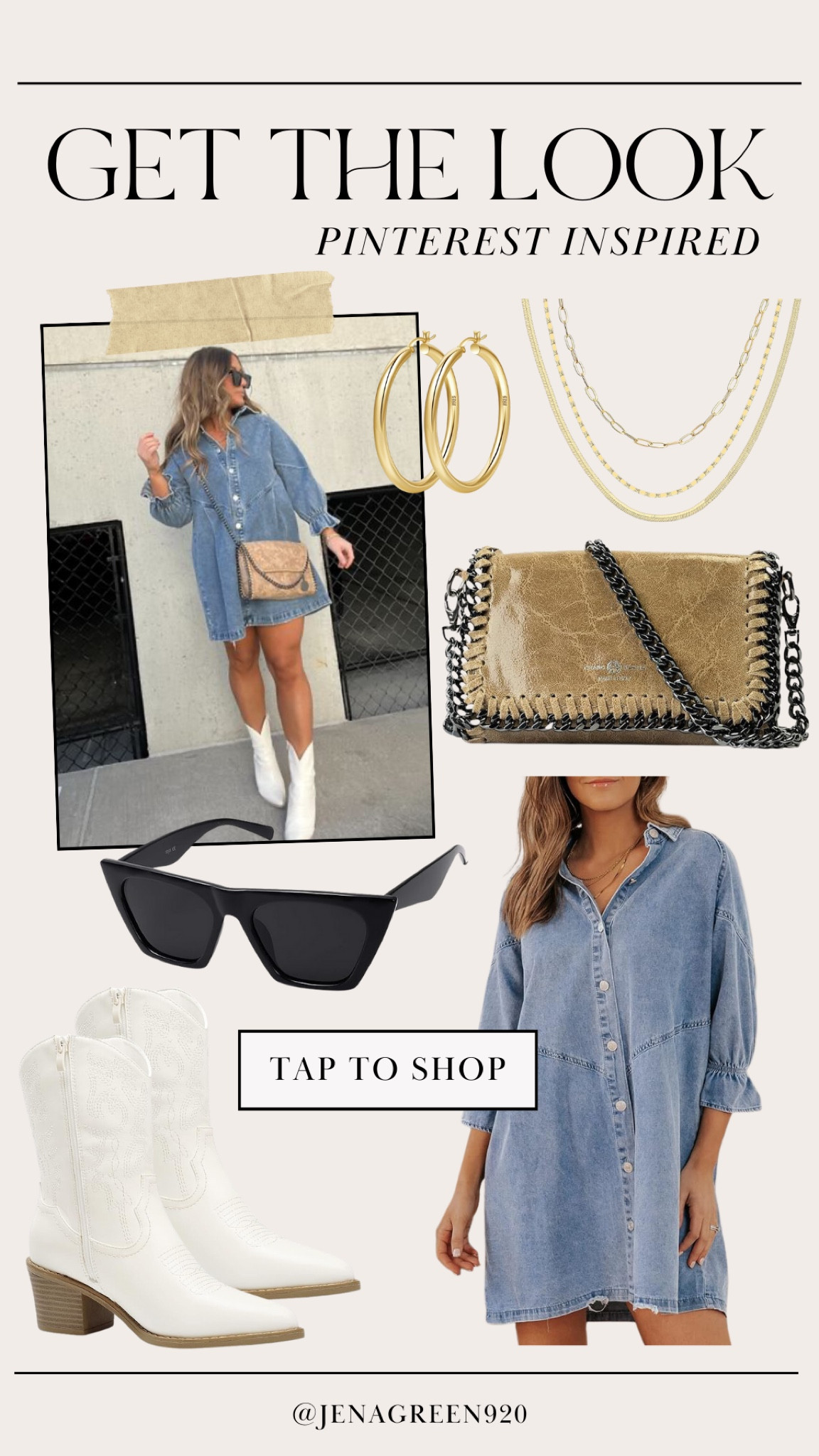 Pinterest Inspired Look | Pinterest Inspired Outfit | Denim Dress | Amazon Fashion 

#LTKfindsunder50 #LTKstyletip #LTKfindsunder100