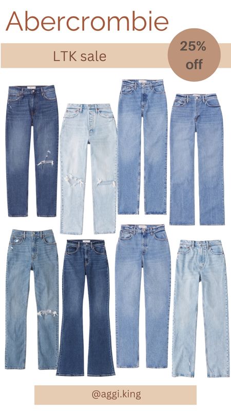 Code: AFLTK for 25% off 

#abercrombie #jeans #denim 

#LTKFind #LTKU #LTKSale