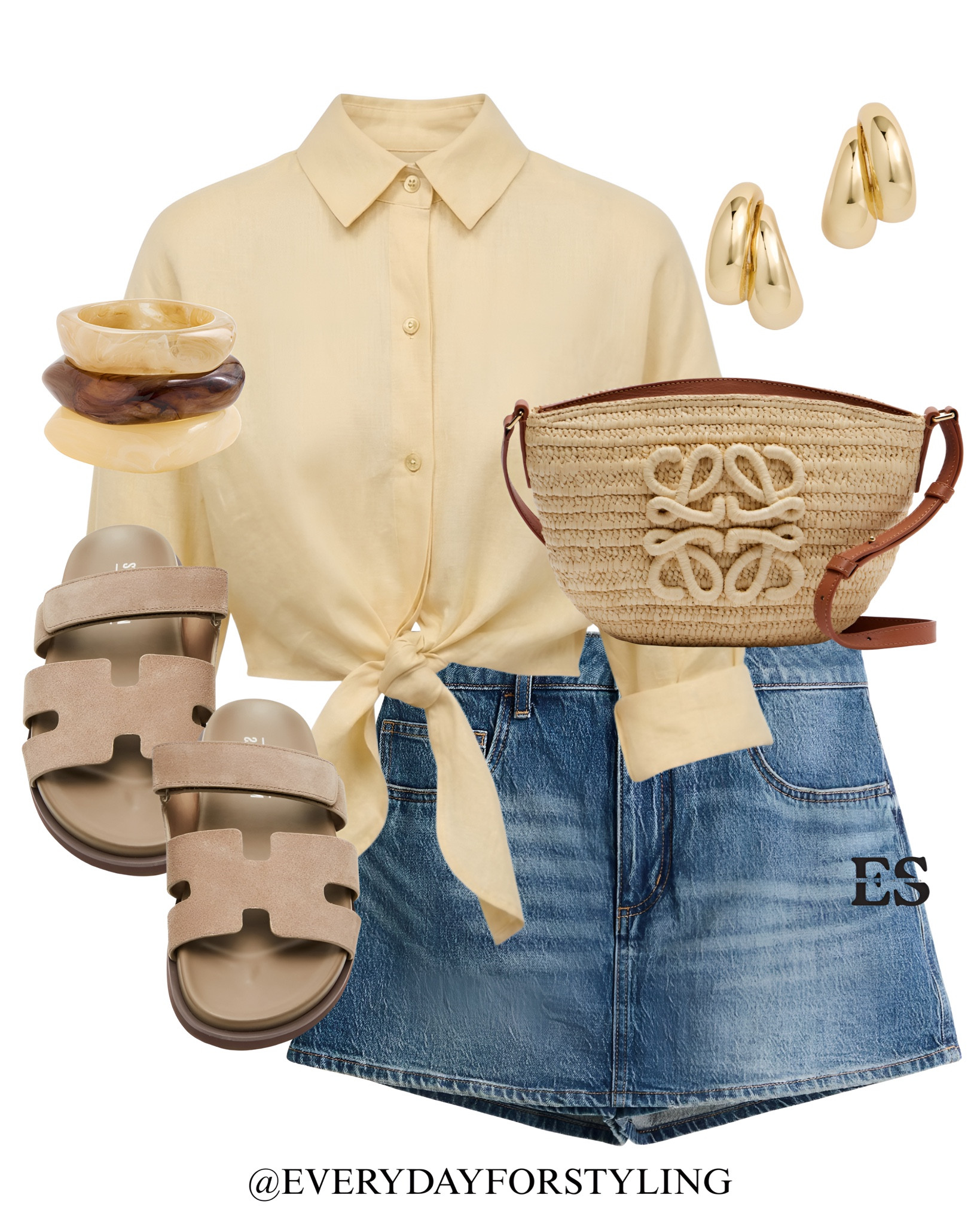 H&M New in Skort with Butter Yellow Shirt 🐥

#LTKTravel #LTKSeasonal #LTKootd