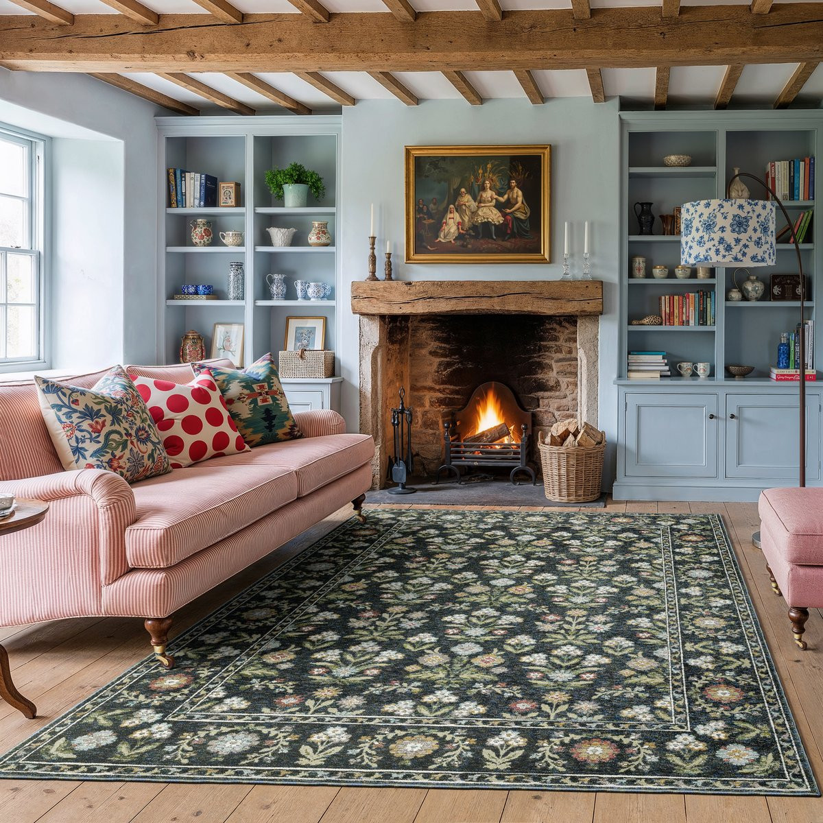 Oriental Weavers Andorra 3710A Area Rugs | Traditional / Oriental Rectangular Blues Area Rugs | R... | Rugs Direct