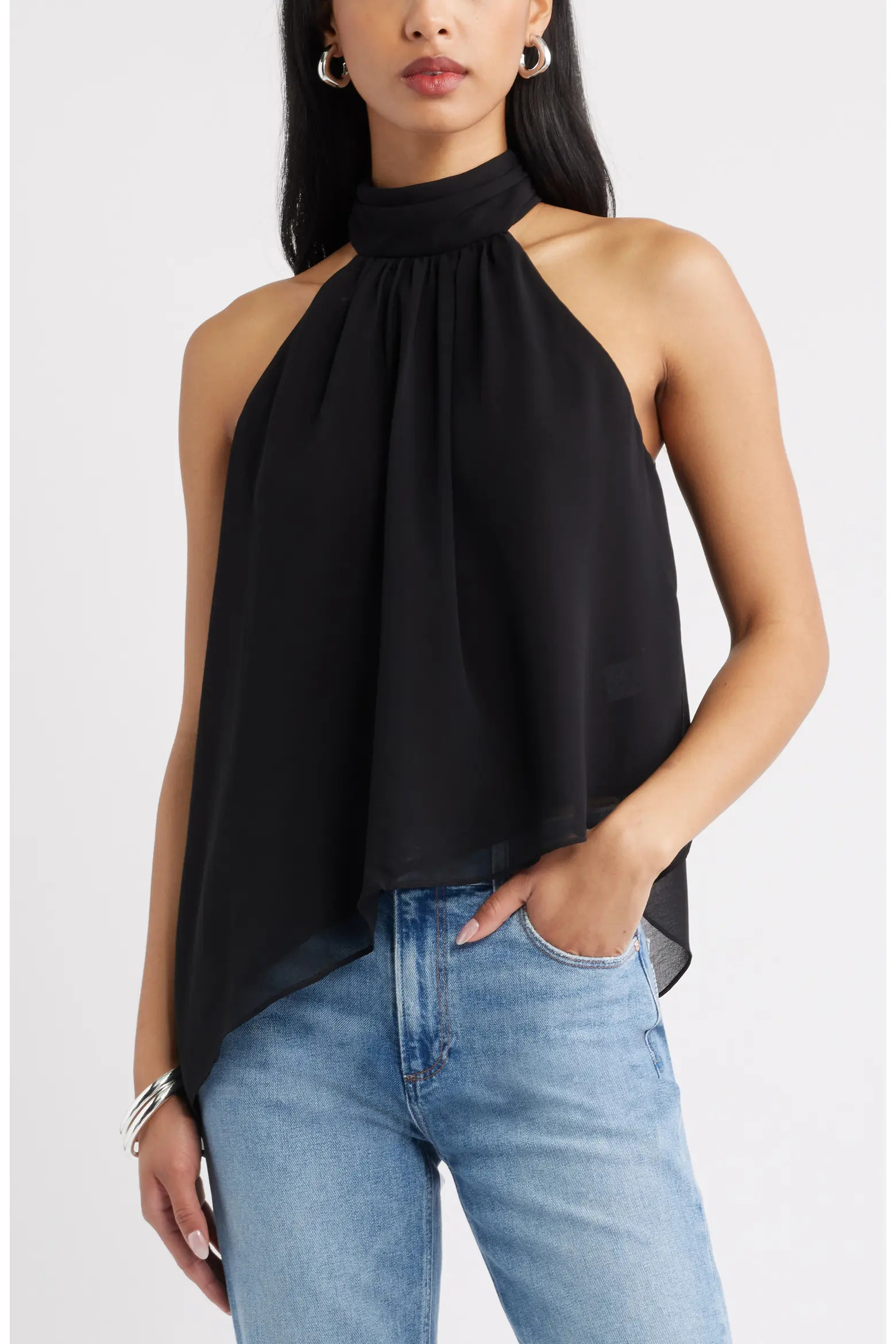 Asymmetric Woven Top (Women) | Nordstrom | Nordstrom