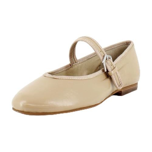 Tan Leather Ballet Flats by DOLCEVITA | Amazon (US)