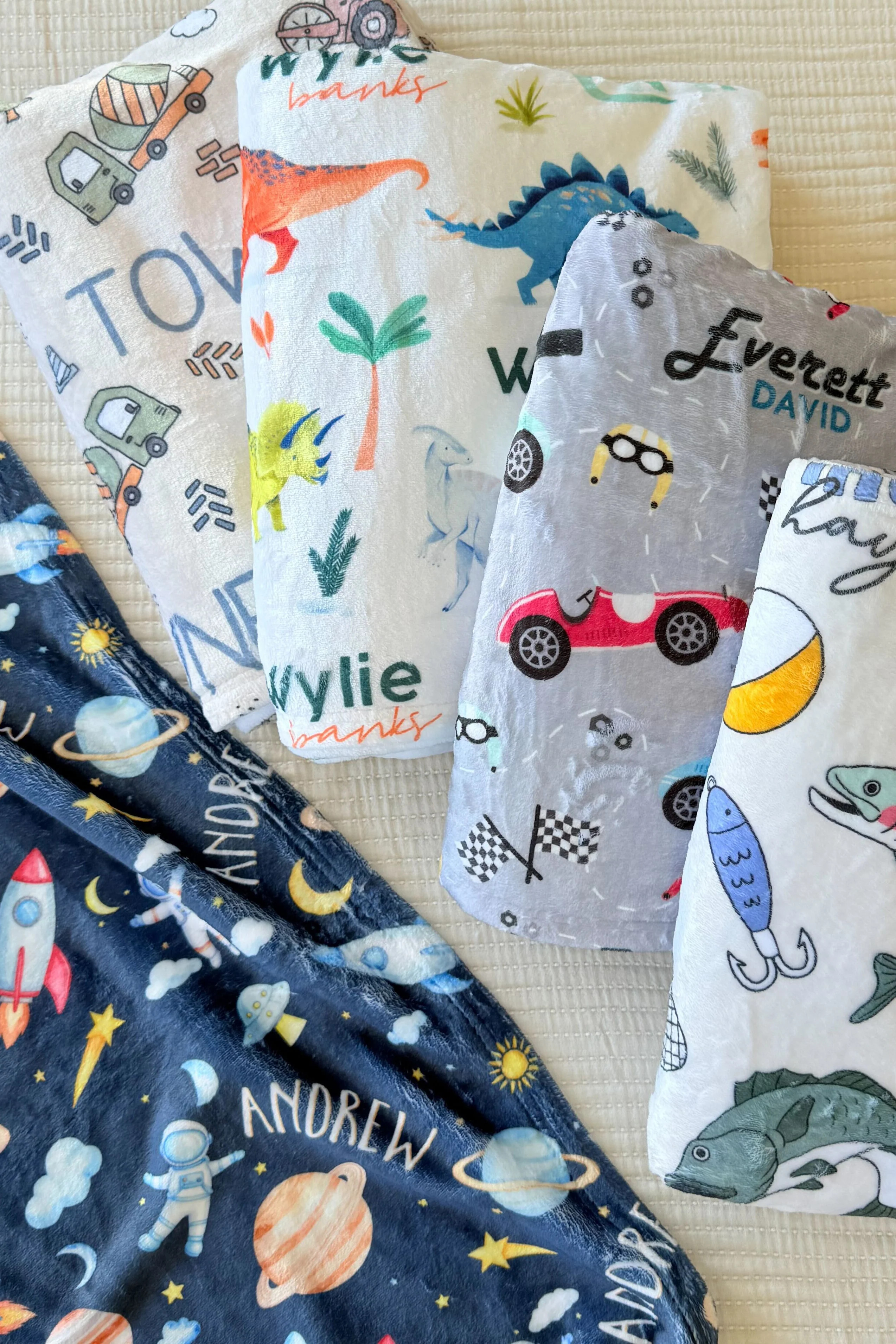 Personalized Themed Blankets for Boys | Caden Lane