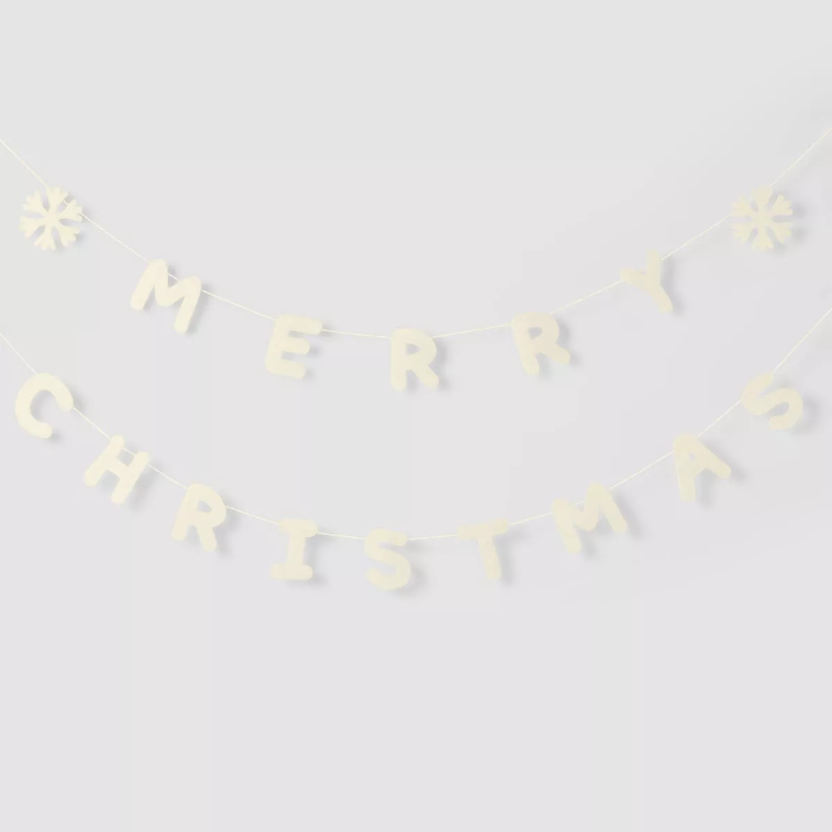 Merry Christmas Felt Garland - Spritz™ | Target