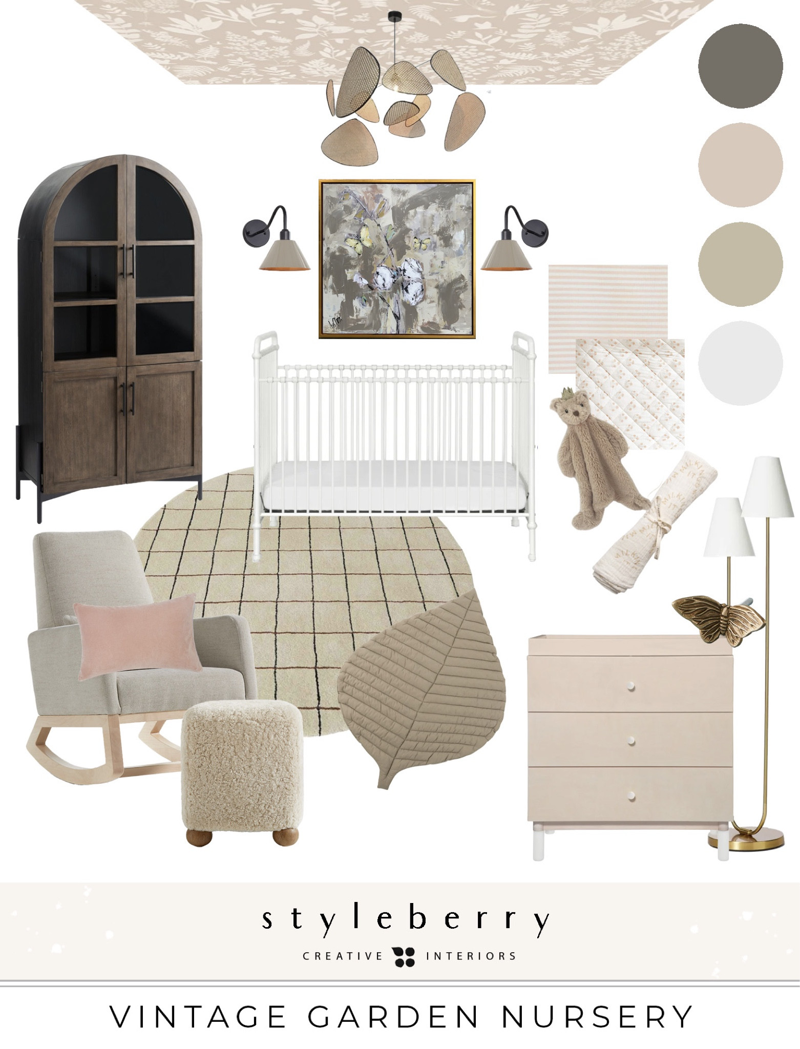 Interior Designer styled Vintage Garden Nursery by Styleberry Creative Interiors. || follow us on IG @styleberrycreativeinteriors || Virtual Interior Design || Online Design || Interior Designer // Learn about our Virtual Design Services: https://styleberrycreative.com


Follow my shop @StyleberryCreativeInteriors on the @shop.LTK app to shop this post and get my exclusive app-only content!

#LTKbaby #LTKbump #LTKfamily