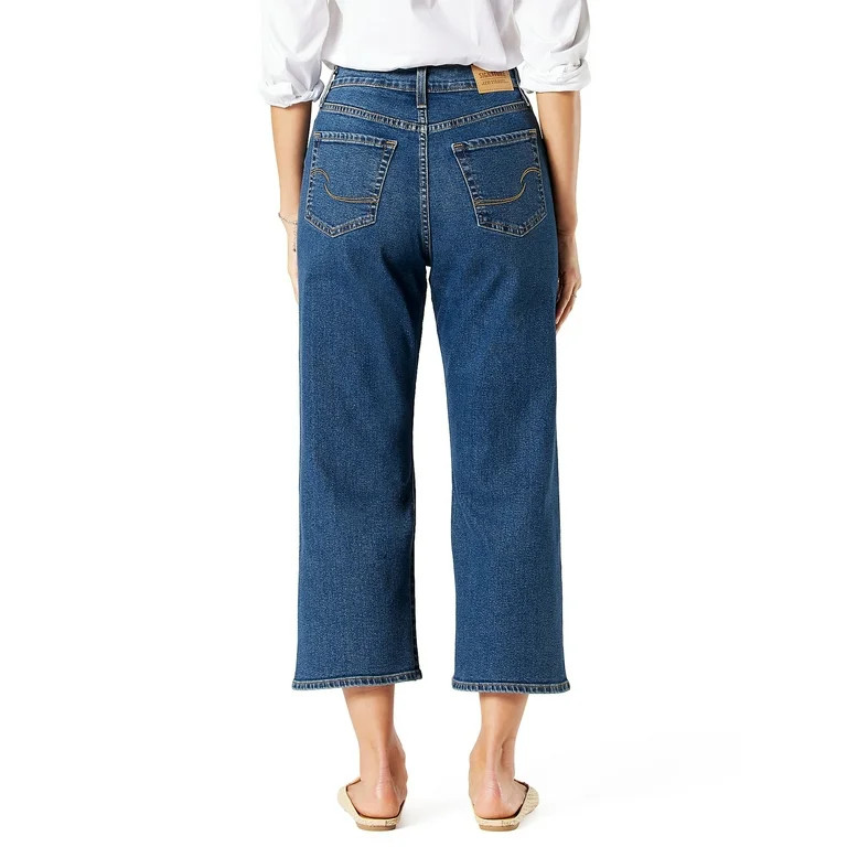 Signature By Levi Strauss & Co Women Heritage High Rise Loose Crop | Walmart (US)