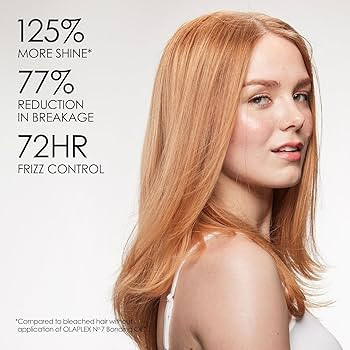 Amazon.com: Olaplex No. 7 Bonding Oil, Concentrated High Shine Oil, Heat Protectant, Visibly Smoo... | Amazon (US)