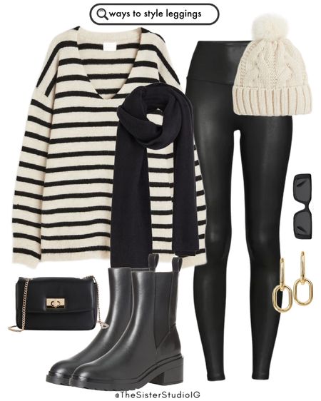Cute outfit option! Loving this striped sweater. I would size up for a more oversized fit. 


#LTKstyletip #LTKSeasonal #LTKworkwear