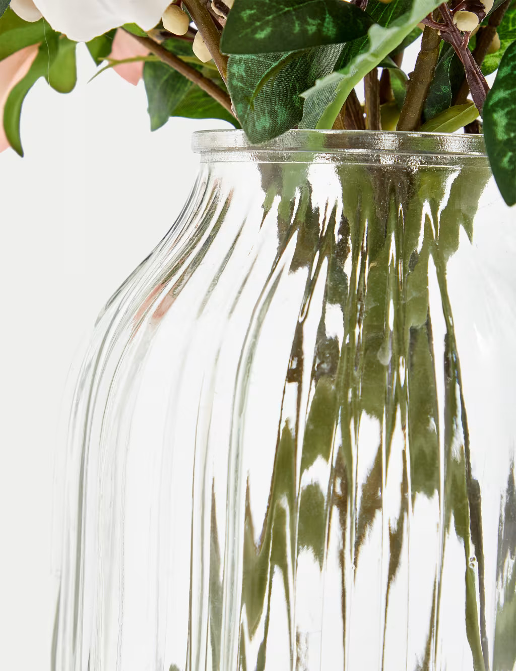 Artificial Bouquet in Glass Vase | Marks & Spencer (UK)