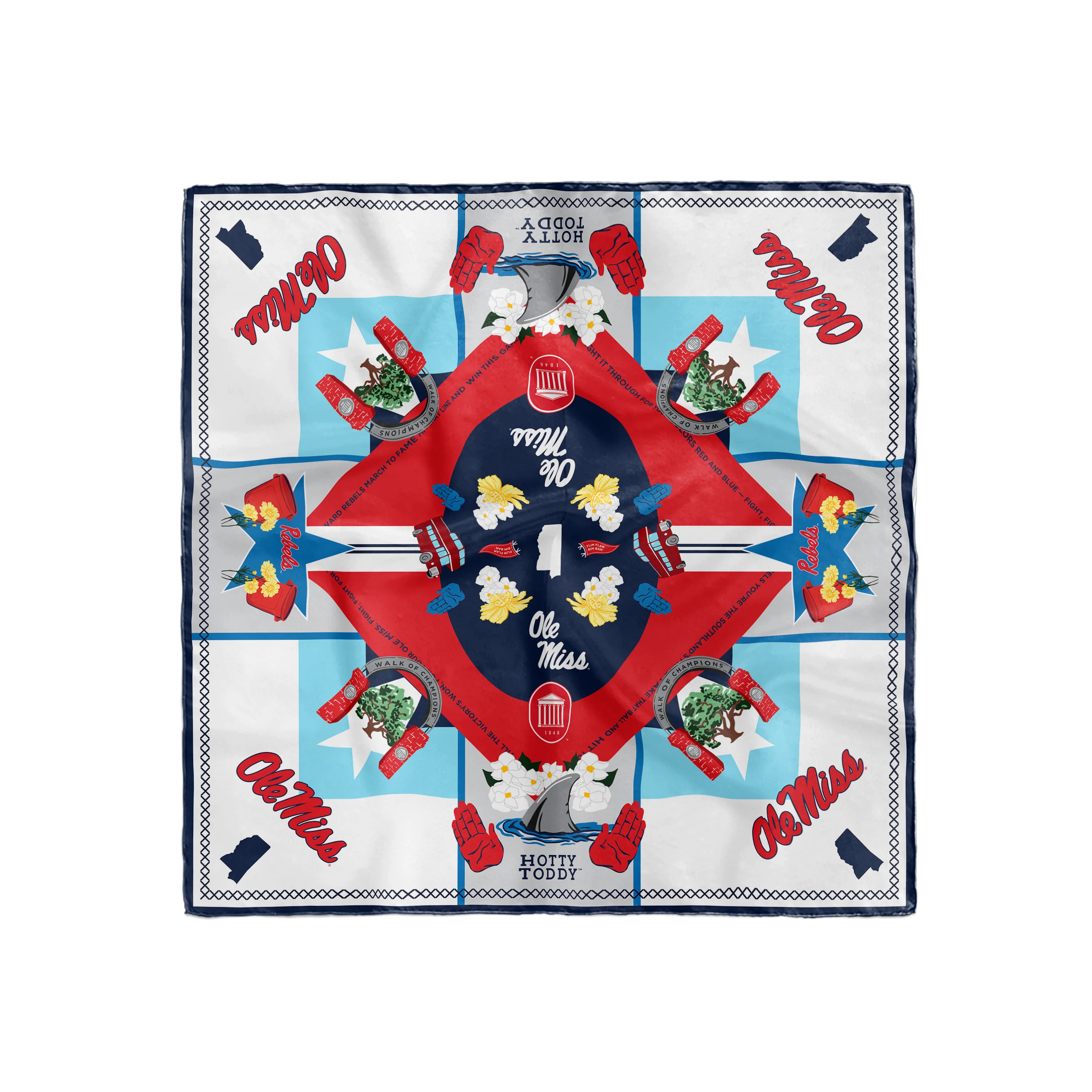 Saturday Silks Ole Miss Rebels Saturday Scarf™ - Ole Miss Rebels Saturday Scarf™ | Shop.com