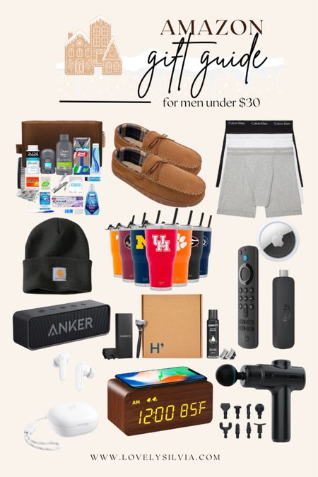 Amazon Gift Guide under $30 for men! Lots of great last minute gifts!


Toiletries bag, toiletry gift set, mens slippers, Calvin Klein boxers, carhartt beanie, stainless steel cup, sports team cup, AirTag, Bluetooth speaker, shaving gift set, Amazon fire tv, air buds, headphones, smart alarm clock, wireless phone charger, massage gun, amazon gift guide, mens gift guide, gifts under $30, gifts for him, amazon finds, amazon gifts


#LTKGiftGuide #LTKfindsunder50 #LTKHoliday