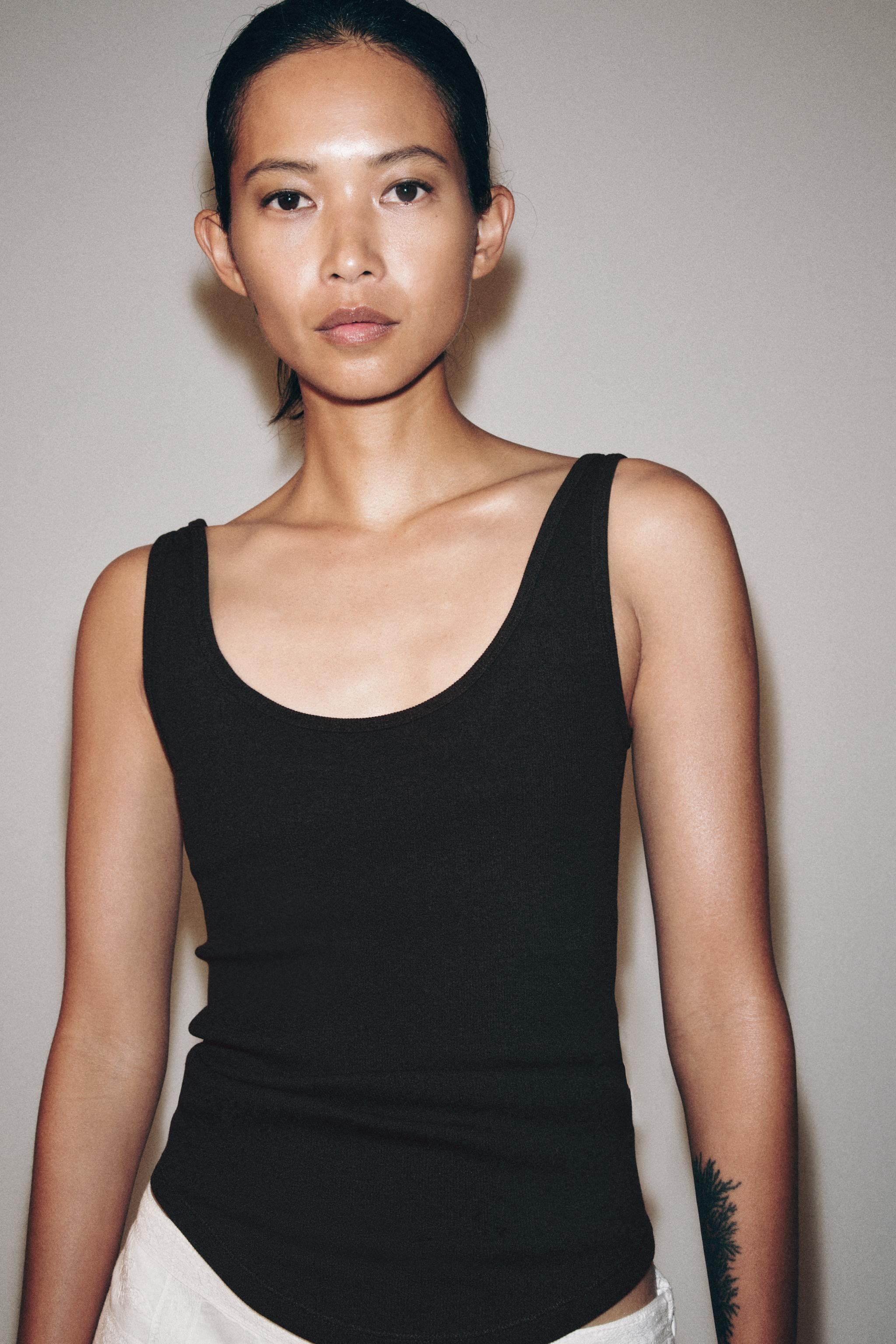 RUSTIC RIBBED TOP | Zara UK