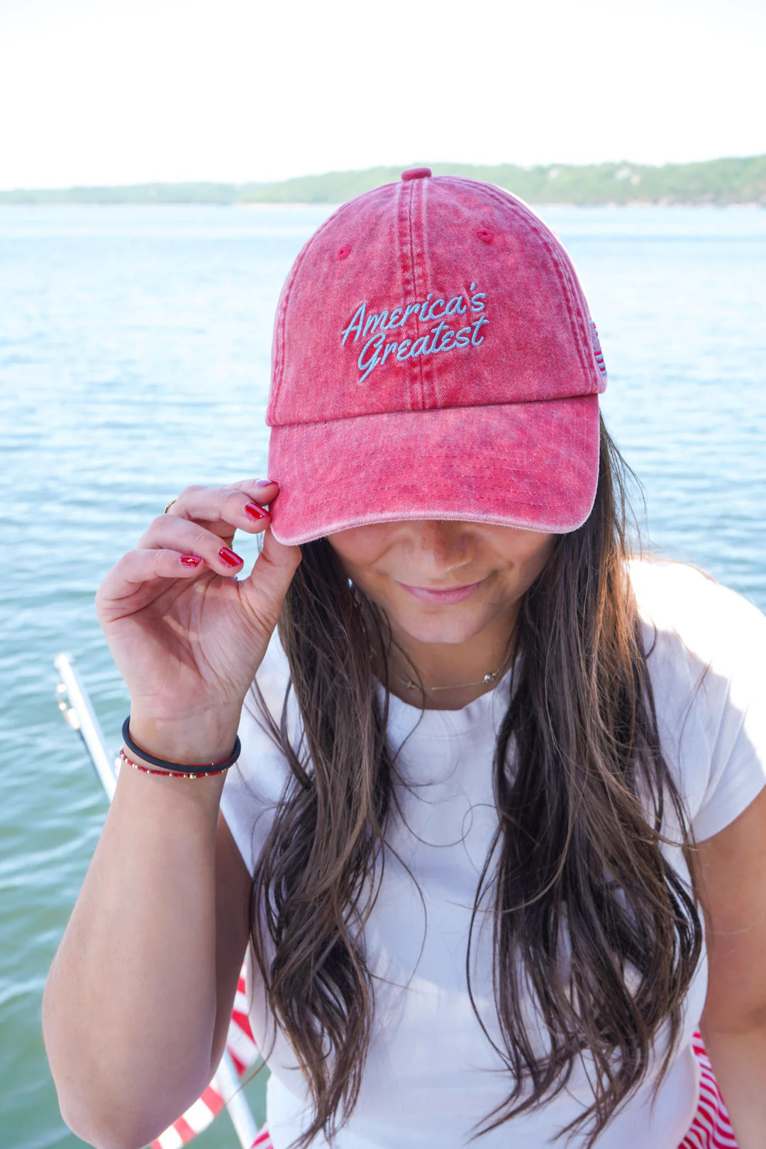 America's Greatest - Red Dad Cap | KenzKustomz