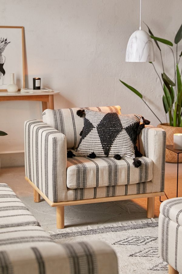 Quinn Striped Chair | Urban Outfitters (US and RoW)