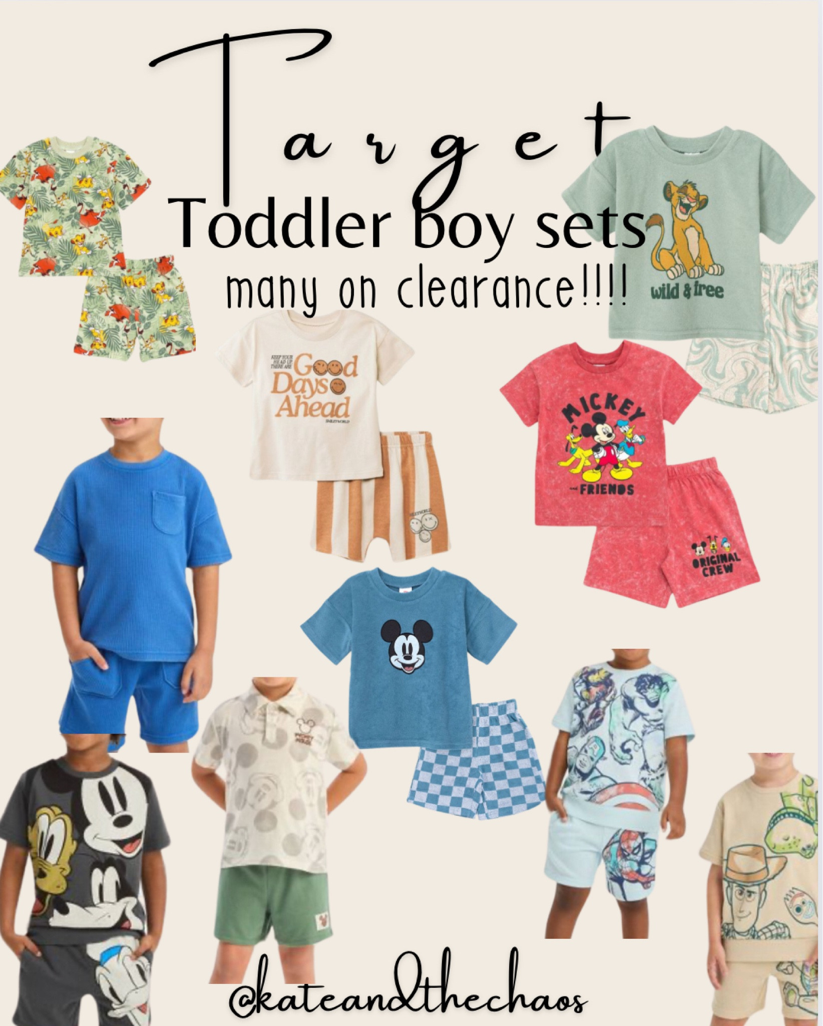 How cuuuuute are these matching sets from Target!!!???! Many on clearance 🎯🏷️ 

#toddlerboysclothes #toddlerboysets #toddlerboysclothingsale 

#LTKSaleAlert #LTKFamily #LTKKids