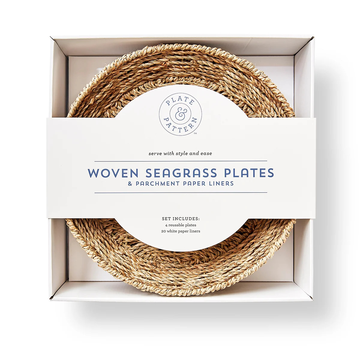 Woven Seagrass Plates | Plate & Pattern