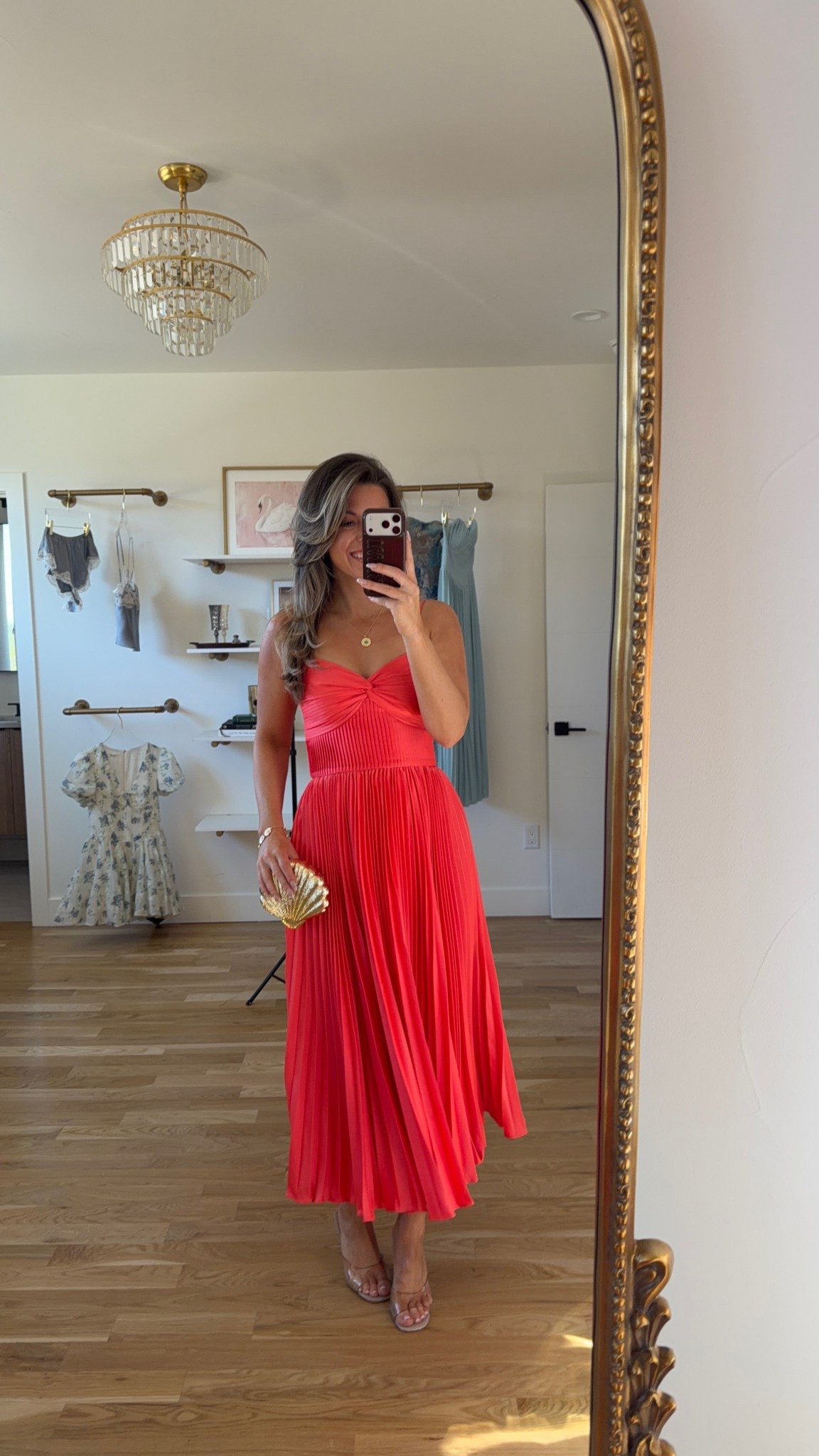 coral spaghetti strap pleated dress for a special occasion or resort wear 

i did my normal size 2

formal attire
black tie 
strapless gown
wedding guest 
special occasion
formal occasion 


#LTKStyle #LTKDress 

#LTKSeasonal