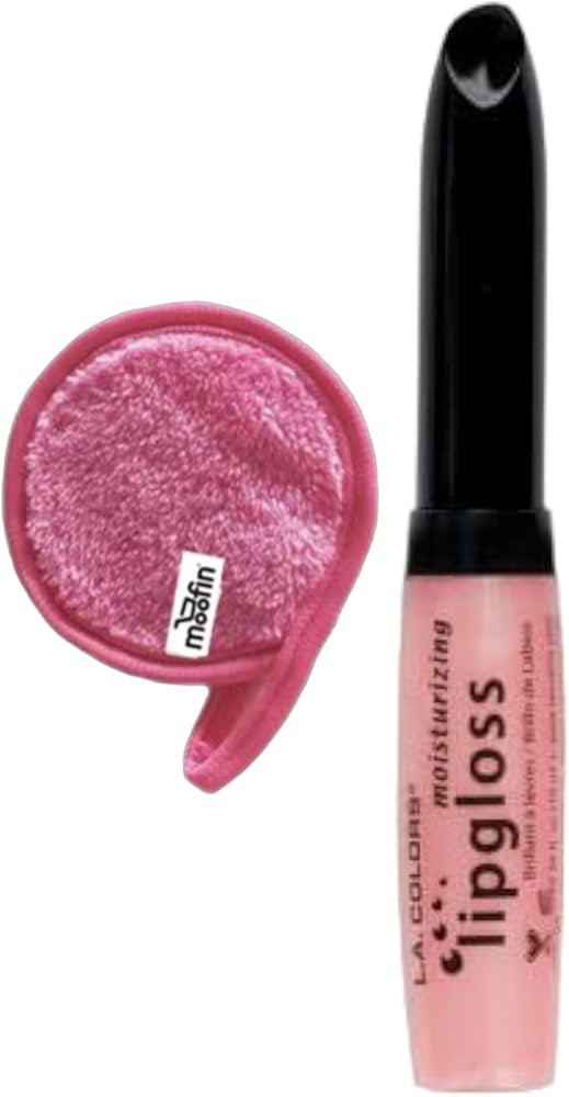 moofin La Colors Pink Pearl Lip Gloss, High-Shine Moisturizing Formula With Vitamin E & Shea Butt... | Amazon (US)