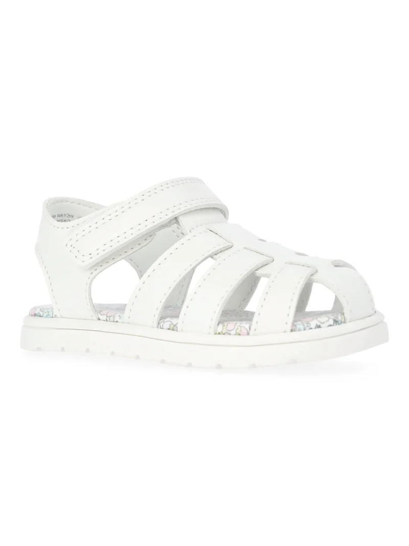 Wonder Nation Todder and Baby Girls Fisherman Sandals | Walmart (US)