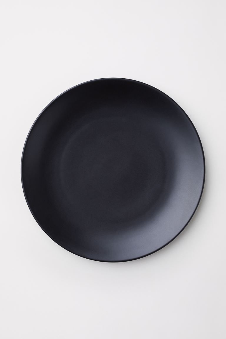 Porcelain plate with a printed design. Diameter 10 1/2 in. | H&M (US + CA)