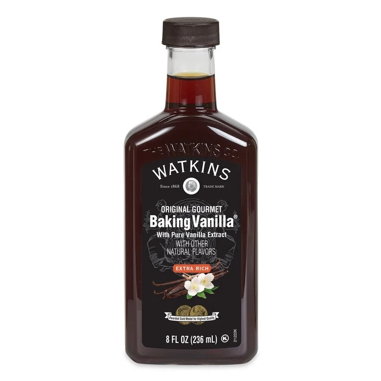 Watkins Original Gourmet Baking Vanilla, 8 fl oz \u2013 Rich Vanilla Flavor for Everyday Baking &... | Walmart (US)