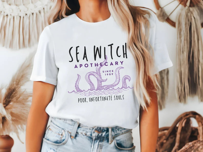 Subtle Ursula Shirt, "sea Witch Apothecary", Disney Villain Shirt - Etsy | Etsy (Global)