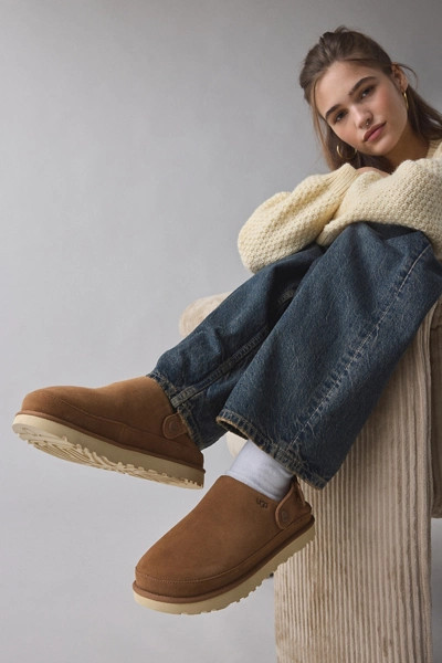 UGG Goldenstar Suede Clog | Urban Outfitters (US and RoW)
