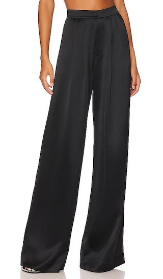 Nonchalant Label Paris Wide Leg Pant in Black. - size L | Revolve Clothing (Global)