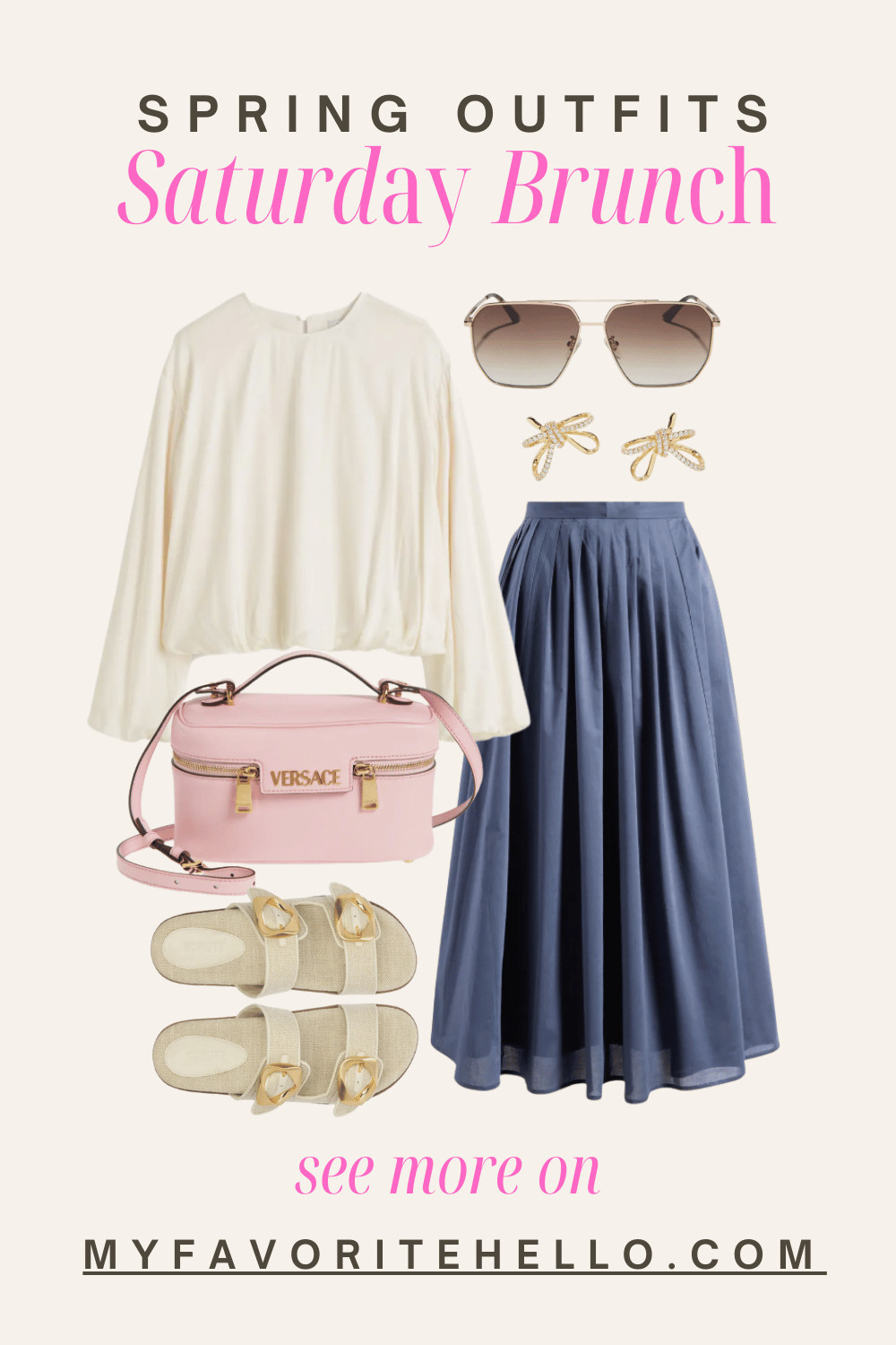 This spring outfit with a skirt is a perfect brunch outfit

spring outfit with skirt, brunch outfit, skirt outfit 

 