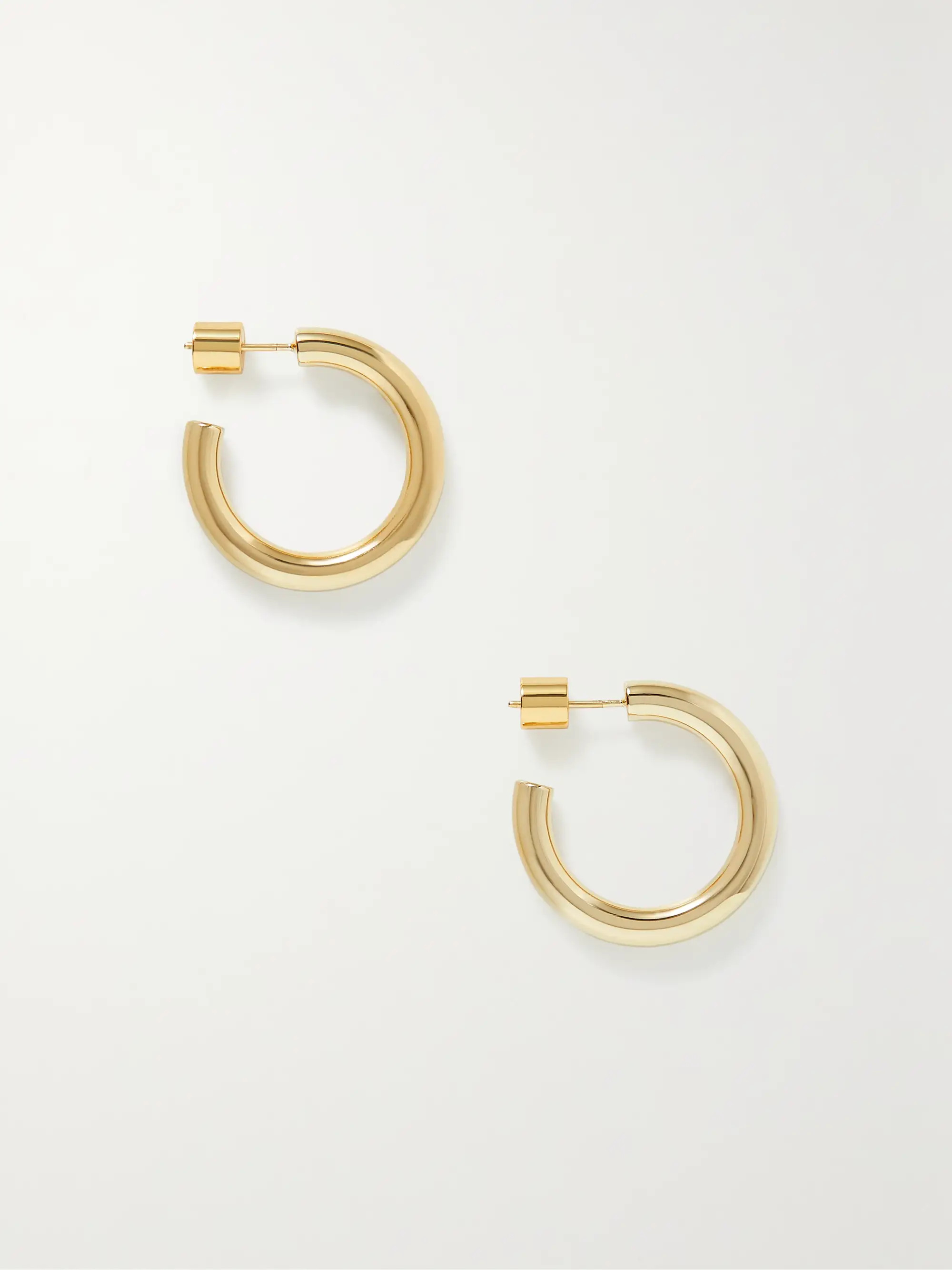 Lilly Huggies gold-plated hoop earrings | NET-A-PORTER (UK & EU)