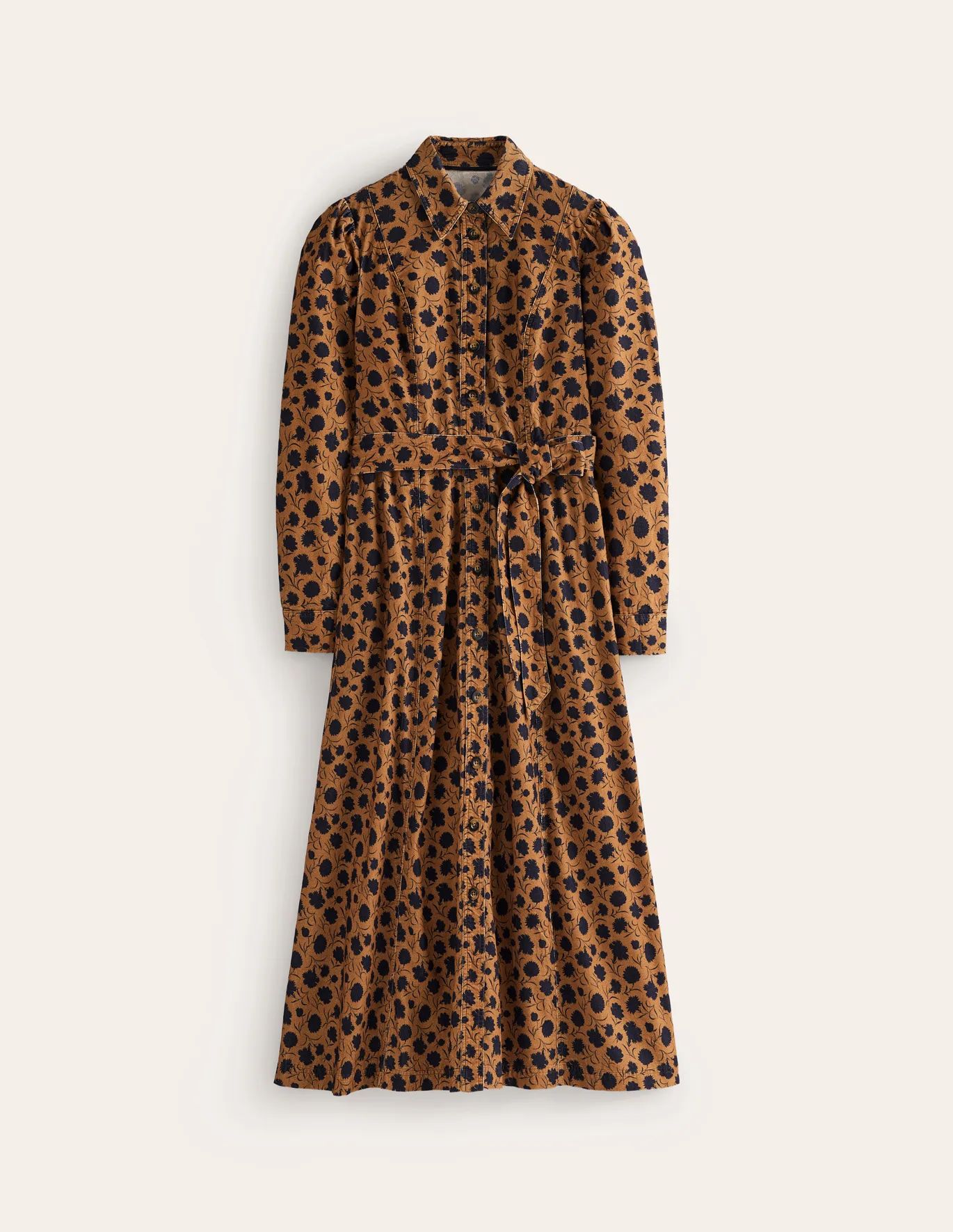 Aubrey Cord Midi Shirt Dress | Boden (US)