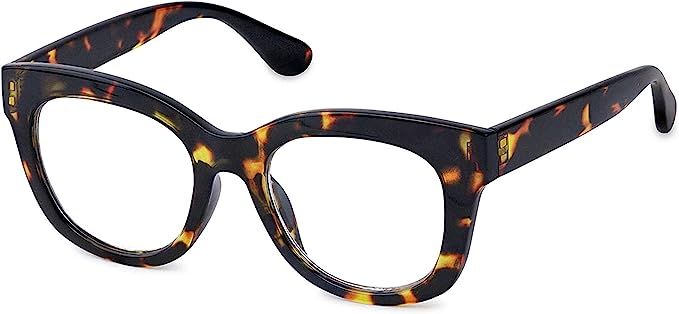 Peepers by PeeperSpecs Women's Center Stage Focus Blue Light Filtering Reading Glasses, Tortoise,... | Amazon (CA)
