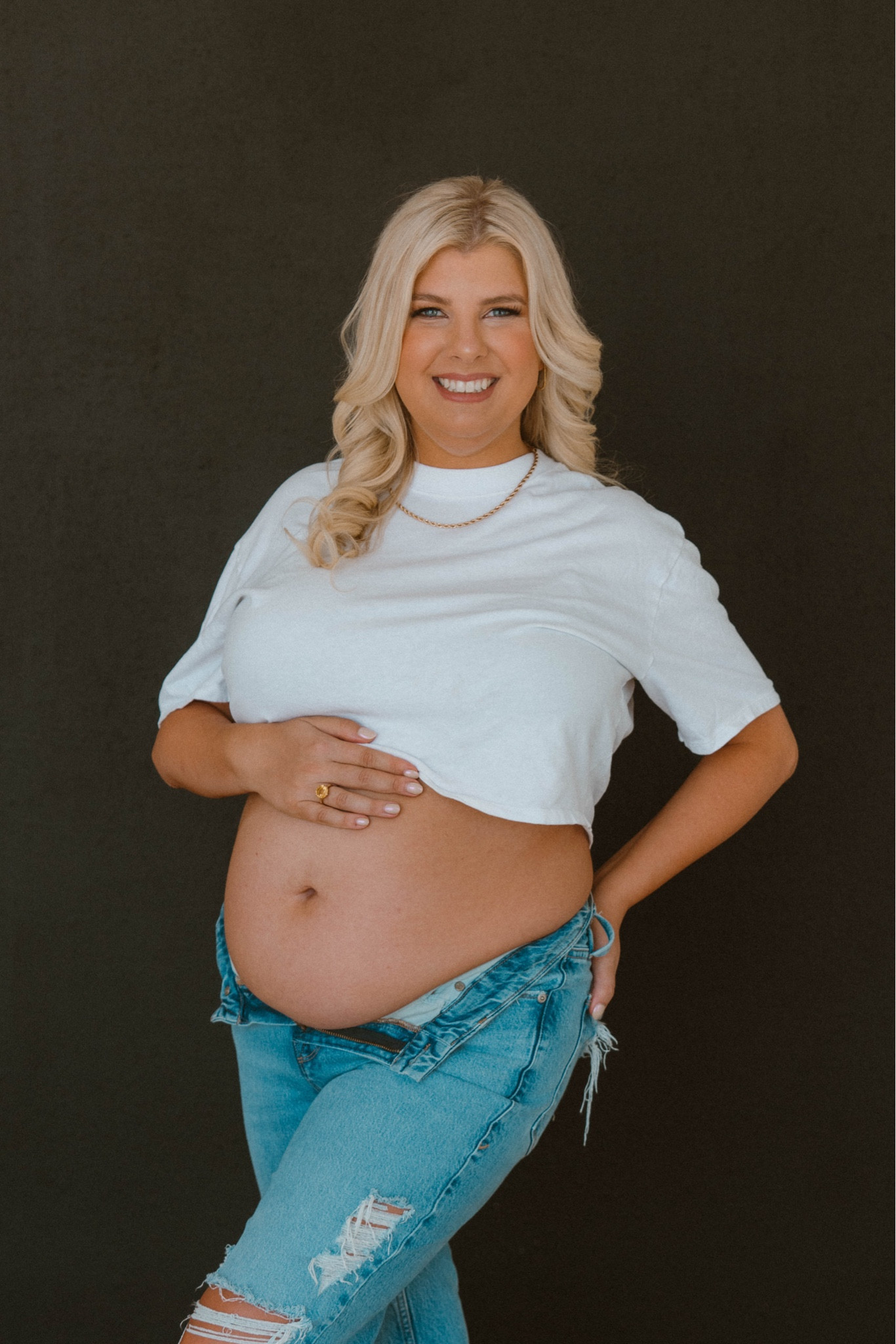 Maternity Photos. Studio Maternity Photos. Solo Maternity Photos. 

#LTKbump #LTKfindsunder100