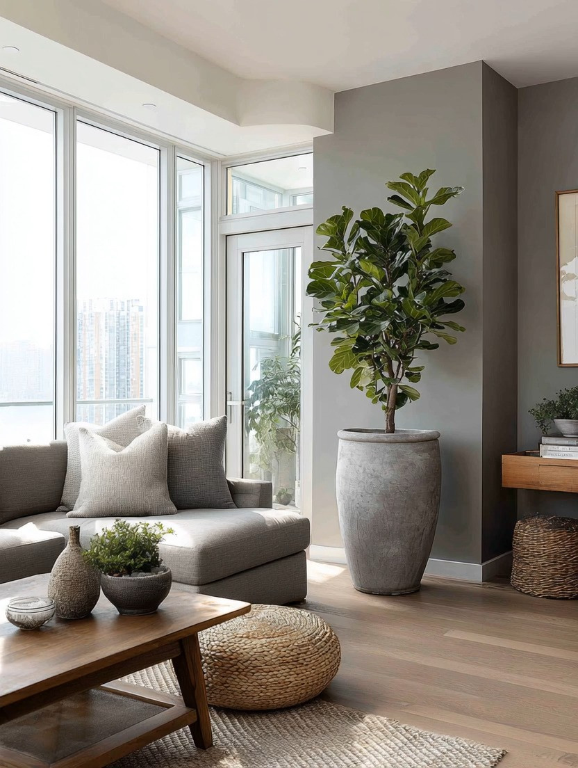 Oversized indoor trees are becoming one of the biggest statement pieces in modern home decor — and honestly, we understand why.

Every beautiful home needs balance. Whether your style is warm minimalism, modern organic, bold interiors, or quiet luxury, greenery brings life into the space in a way no furniture piece can.

Just imagine this room without that oversized fiddle leaf tree. The room would still look beautiful, but the tree completes the atmosphere. It softens the architecture, fills the vertical space beautifully, and instantly makes the room feel calmer, richer, and more intentional.

One of the biggest shifts in 2026 decor is that people are no longer decorating only with objects. They are decorating with energy, texture, and nature. Oversized indoor plants do exactly that.

And the best part? You do not need to be a plant expert. Whether you choose a real fiddle leaf tree or one of today’s incredibly realistic decorative versions, the impact is the same. Pair it with a statement planter and place it near natural sunlight, an entryway, beside a sofa, or in an empty corner that feels unfinished.

Sometimes one oversized tree is all it takes to completely elevate a room.

Shop our curated edit of oversized fiddle leaf trees, statement indoor plants, and modern planters to bring this grounded elegant look into your home.

#InteriorDesign #FiddleLeafFig #IndoorTrees #OrganicModern #LuxuryHomeDecor #WarmMinimalism #LivingRoomDecor 

 #LTKHome