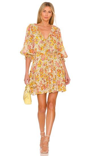 Audrey Mini Dress in Lucia Floral Print | Revolve Clothing (Global)