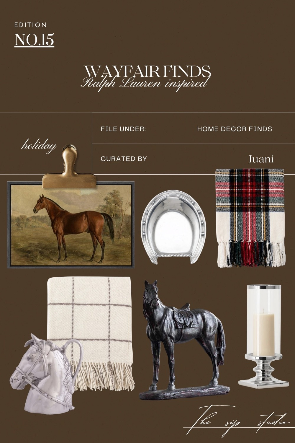 The perfect decor finds for those doing a Ralph Lauren inspired Christmas 🐴🤎

🎄✨ This year’s Christmas inspiration is all about equestrian chic elegance — that timeless Ralph Lauren style I’ve always loved. Rich textures, warm tones, bright silver, and timeless accents set the tone for a cozy yet refined holiday look that feels classic 🐎❤️

#RalphLaurenStyle #EquestrianChic #ClassicChristmas #RalphLaurenHome #ChristmasDecorInspo #HolidayHomeDecor #CozyLuxury #TraditionalChristmas #ChristmasAesthetic #ChristmasDecorIdeas

#LTKSaleAlert #LTKHoliday #LTKHome